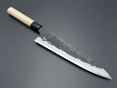 Naoki Mazaki White #2 Kurouchi Nashiji Gyuto 240mm