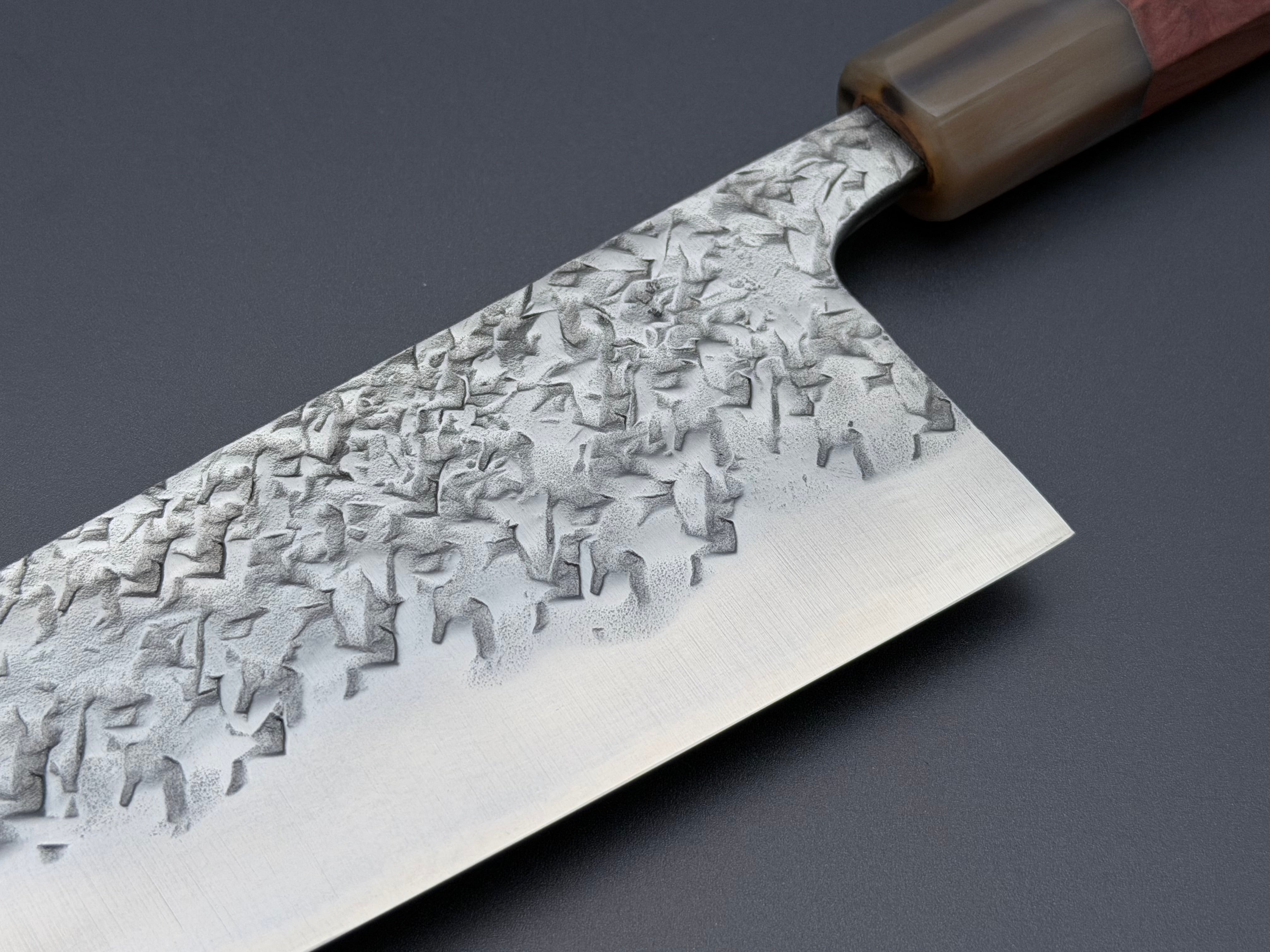 Kisuke Manaka Blue #2 Tsuchime Migaki Santoku