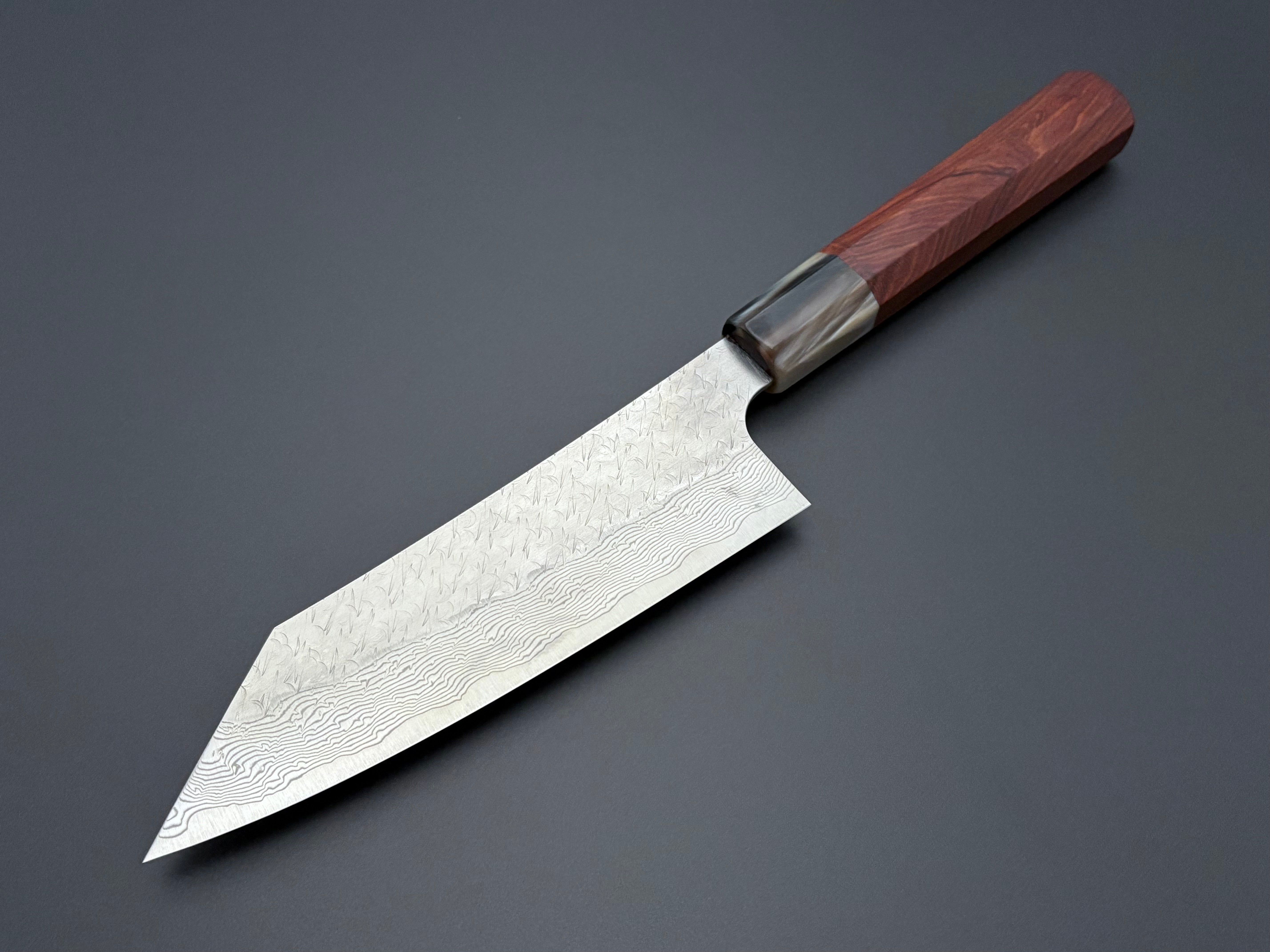 Nigara Hamono SG STRIX Damascus Bunka X Knifehandle37