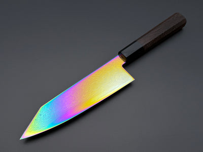 Hatsukokoro Ryuhyo SG2 Rainbow Damascus Bunka