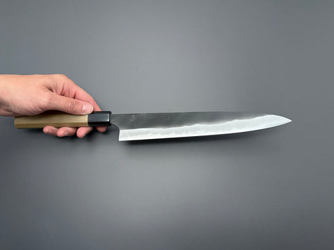 Naoki Mazaki White #2 Kurouchi Sujihiki 240mm