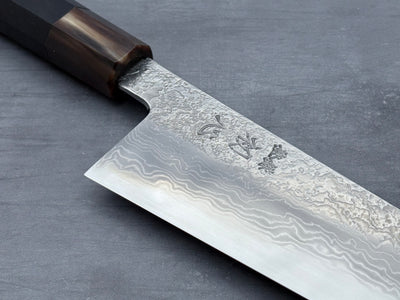 Masuda Yoshihide Blue #1 Damascus Gyuto 210mm