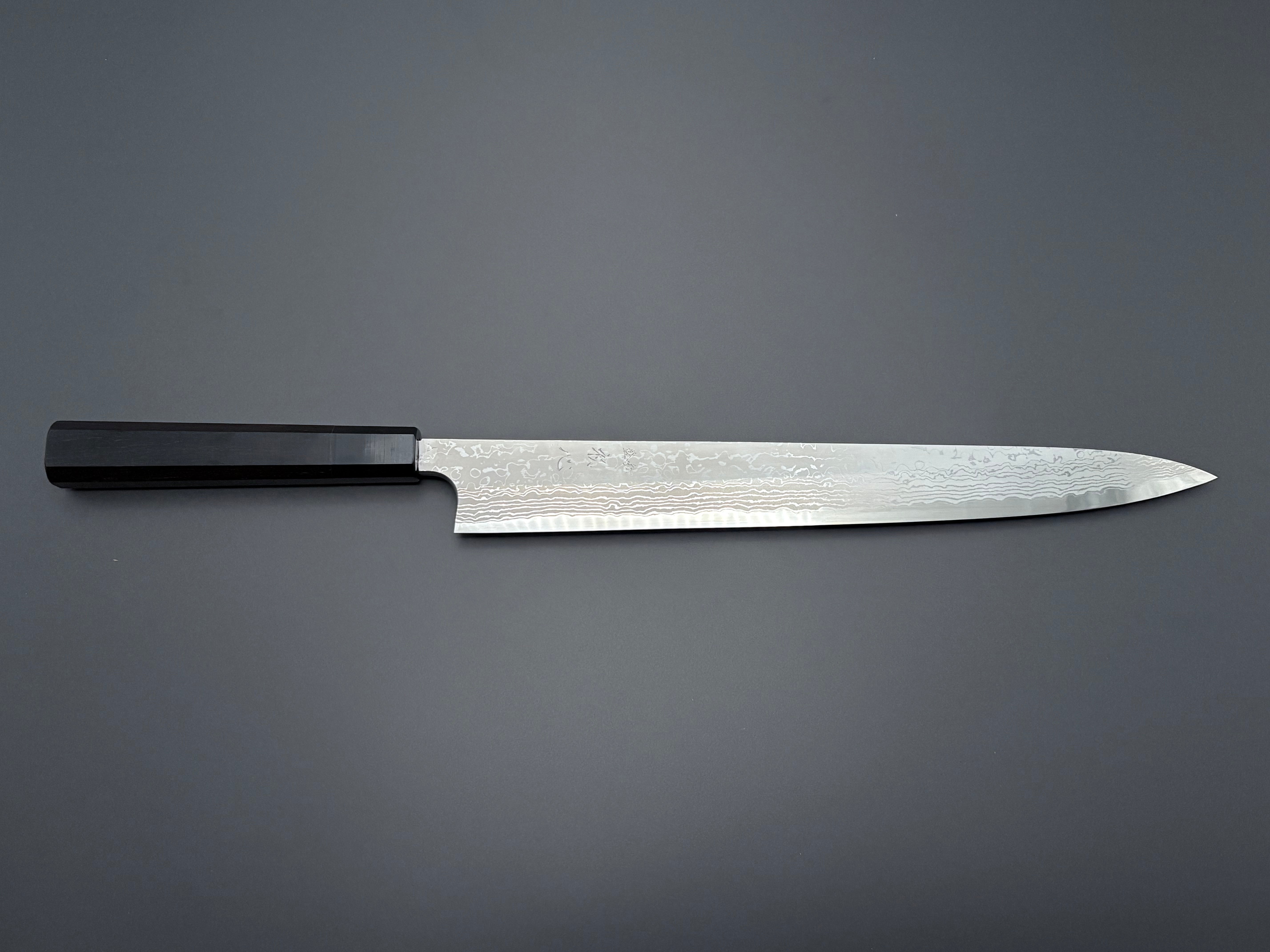 Yauji Yoshihiro Blue #2 Damascus Yanagiba 330mm