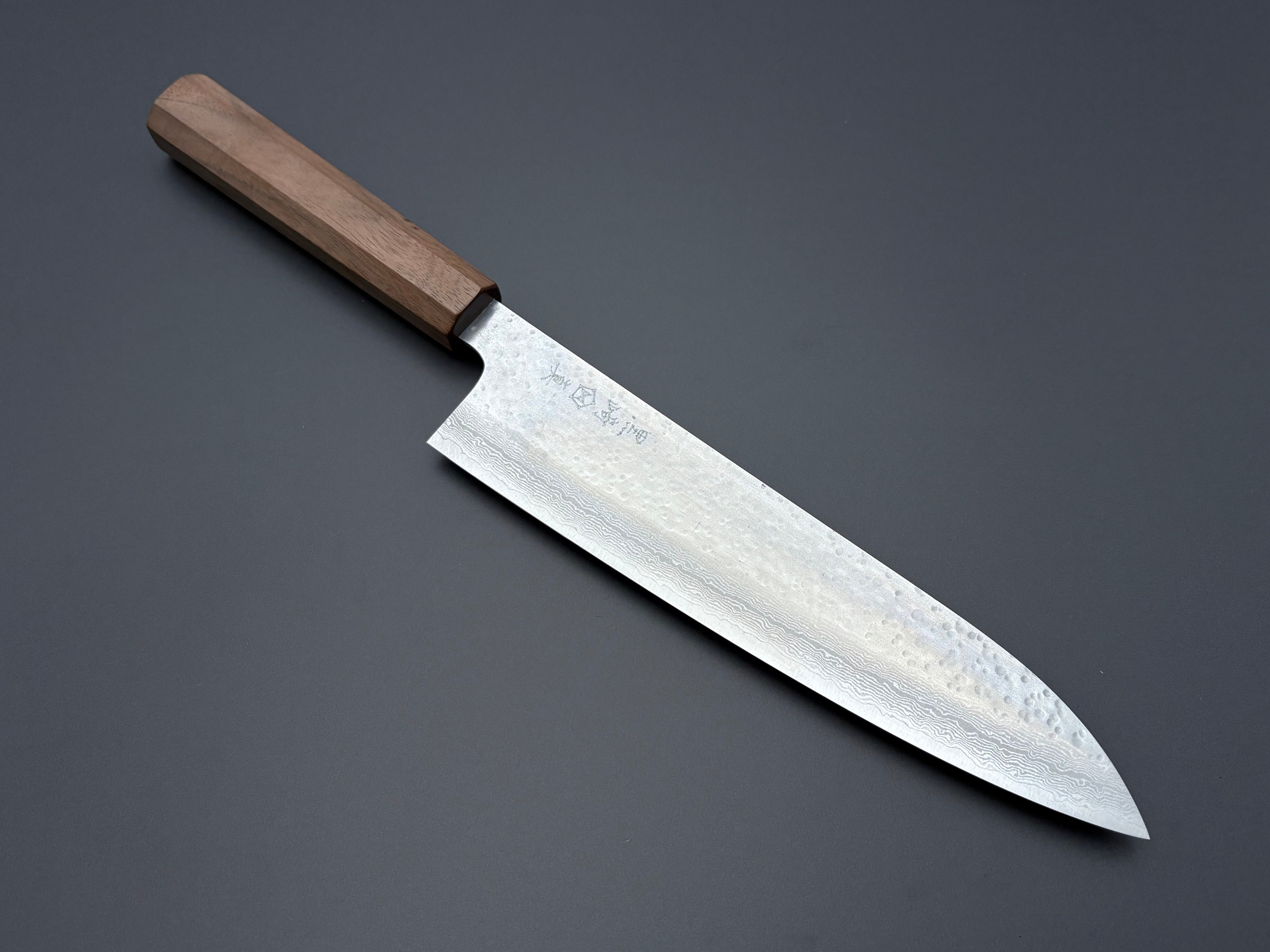 Makoto Kurosaki VG7 Damascus Tsuchime Gyuto 210mm