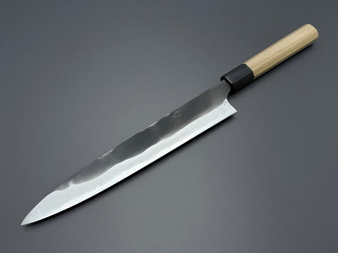 Naoki Mazaki White #2 Kurouchi Sujihiki 240mm