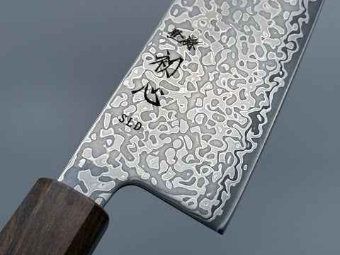 Hatsukokoro Hikari SLD Kurozome Damascus Santoku