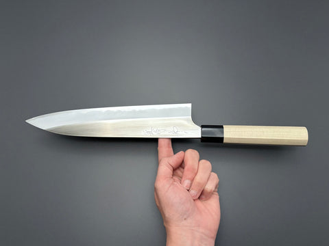 Naoki Mazaki White #2 Migaki Gyuto 240mm
