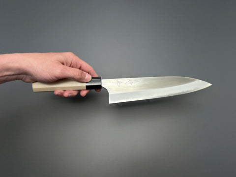 Naoki Mazaki White #2 Migaki Gyuto 210mm