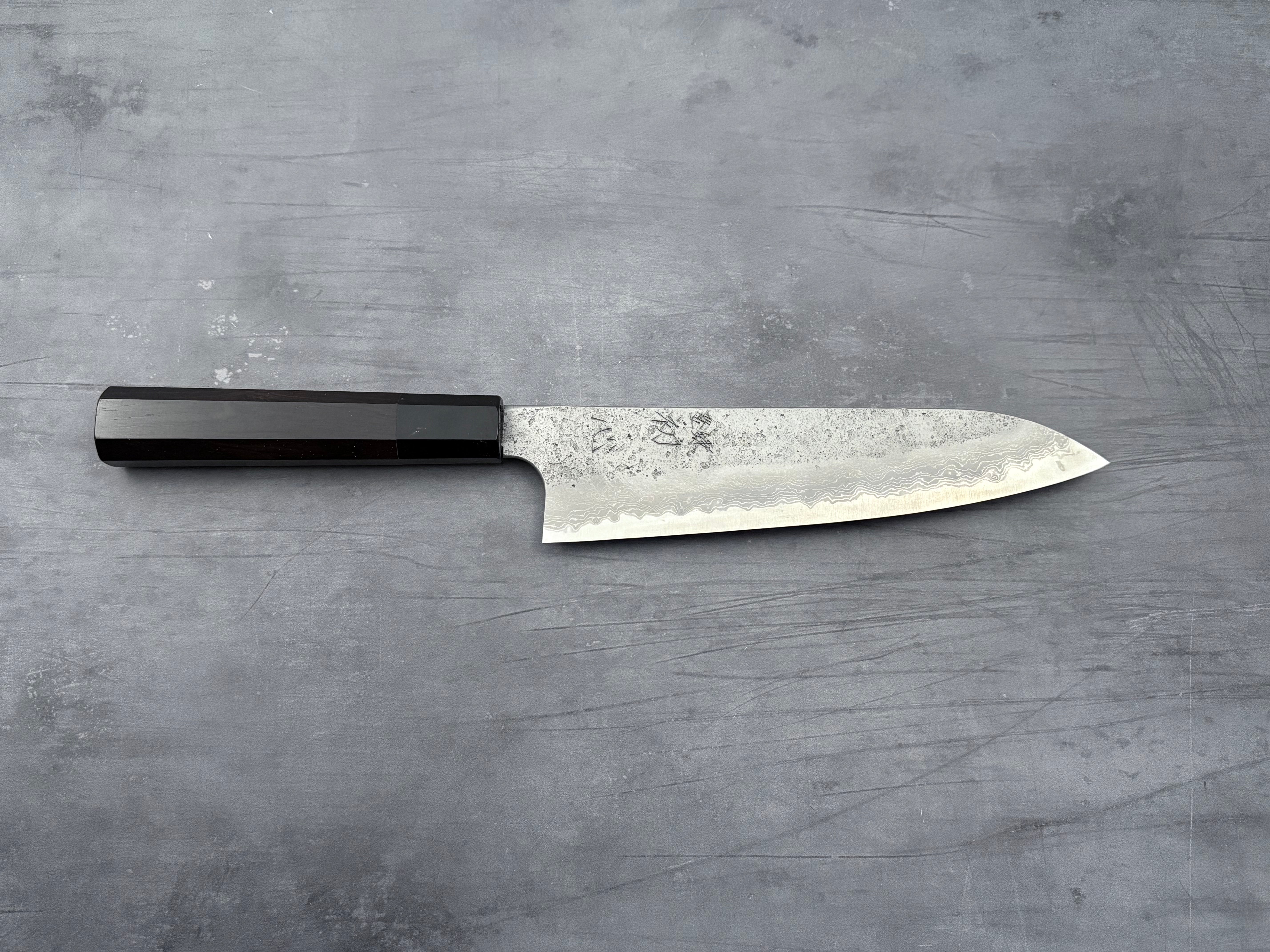 Hatsukokoro Ryusui Blue #2 Damascus Gyuto 210mm