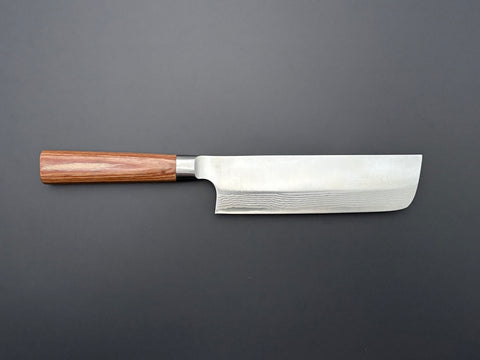 Katsuyasu Kamo VG10 Damascus Nakiri