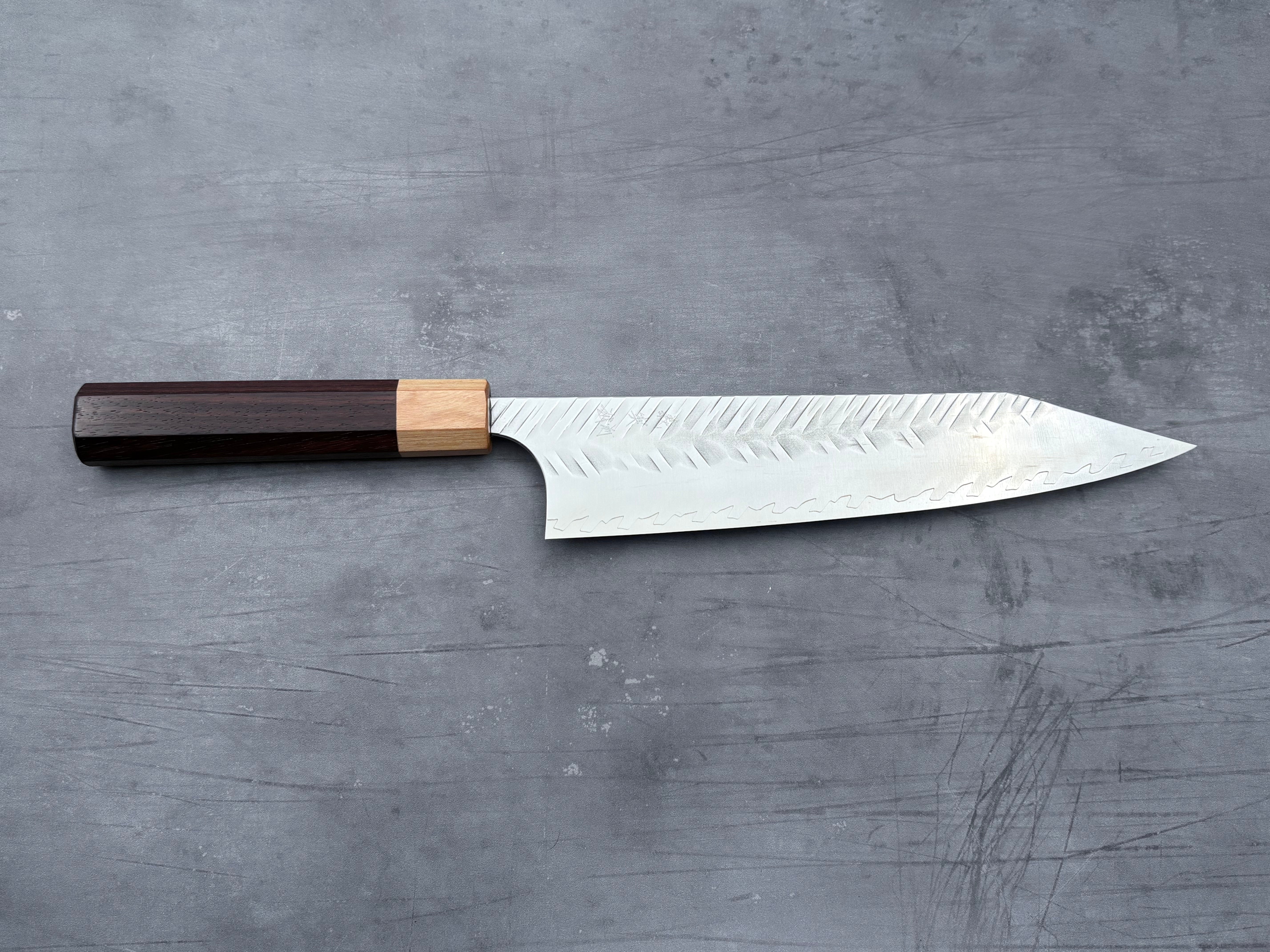 Yoshimi Kato STRIX V-Tsuchime Kiritsuke Gyuto 210