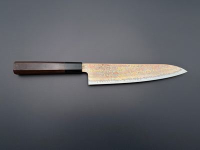 Hatsukokoro Hinotori V-Toku2 Rainbow Damascus Gyuto 210mm