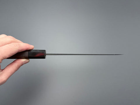 Yoshimi Kato White #2 Damascus Kurouchi Santoku