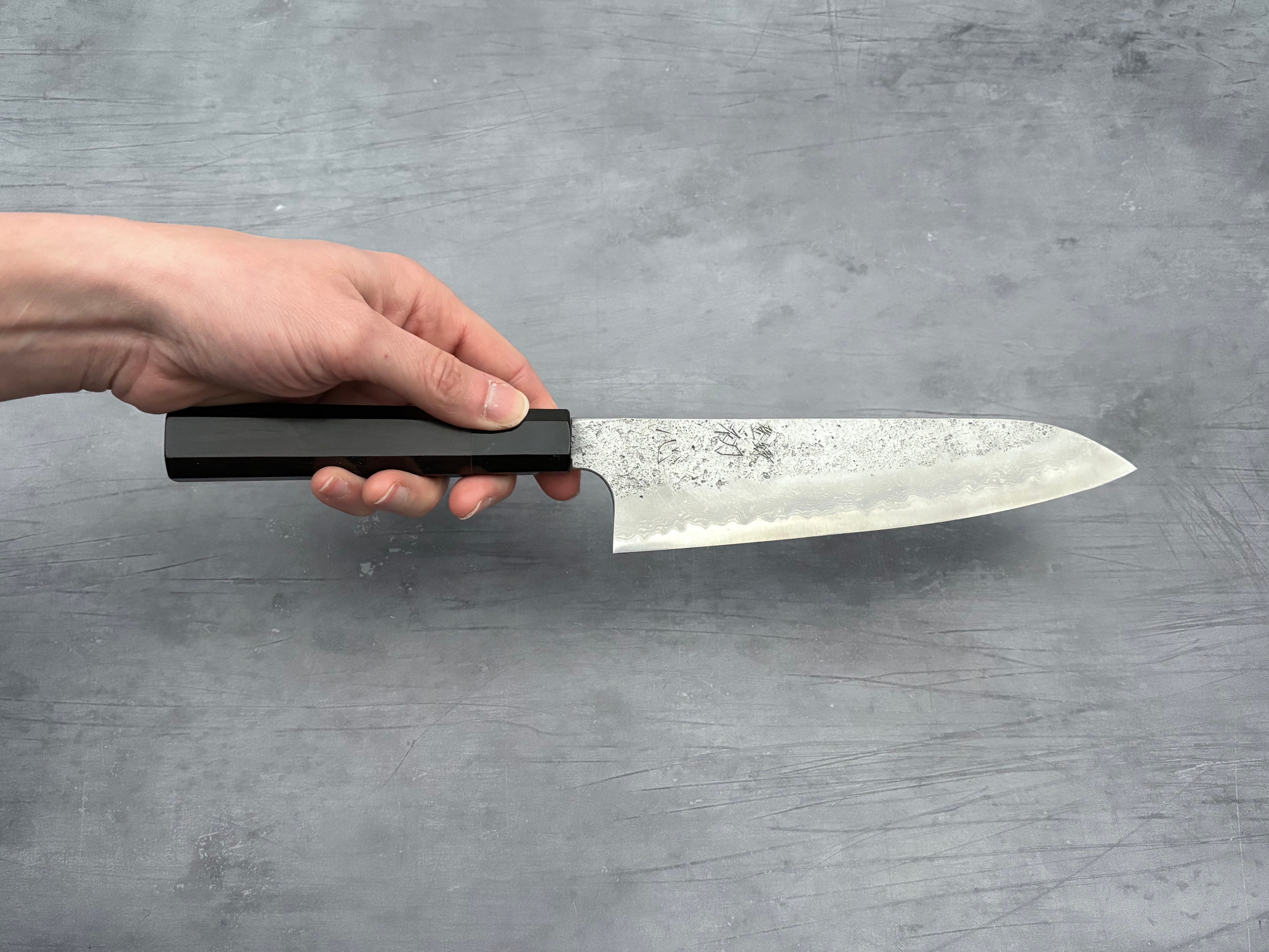 Hatsukokoro Ryusui Blue #2 Damascus Gyuto 210mm