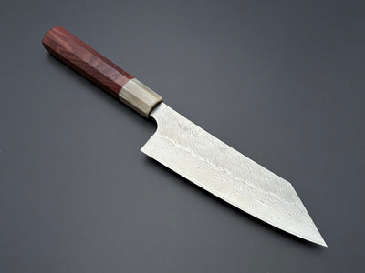 Nigara Hamono SG STRIX Damascus Bunka X Knifehandle37