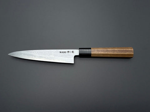 Satoshi Nakagawa Blue #1 Damascus Petty 150mm