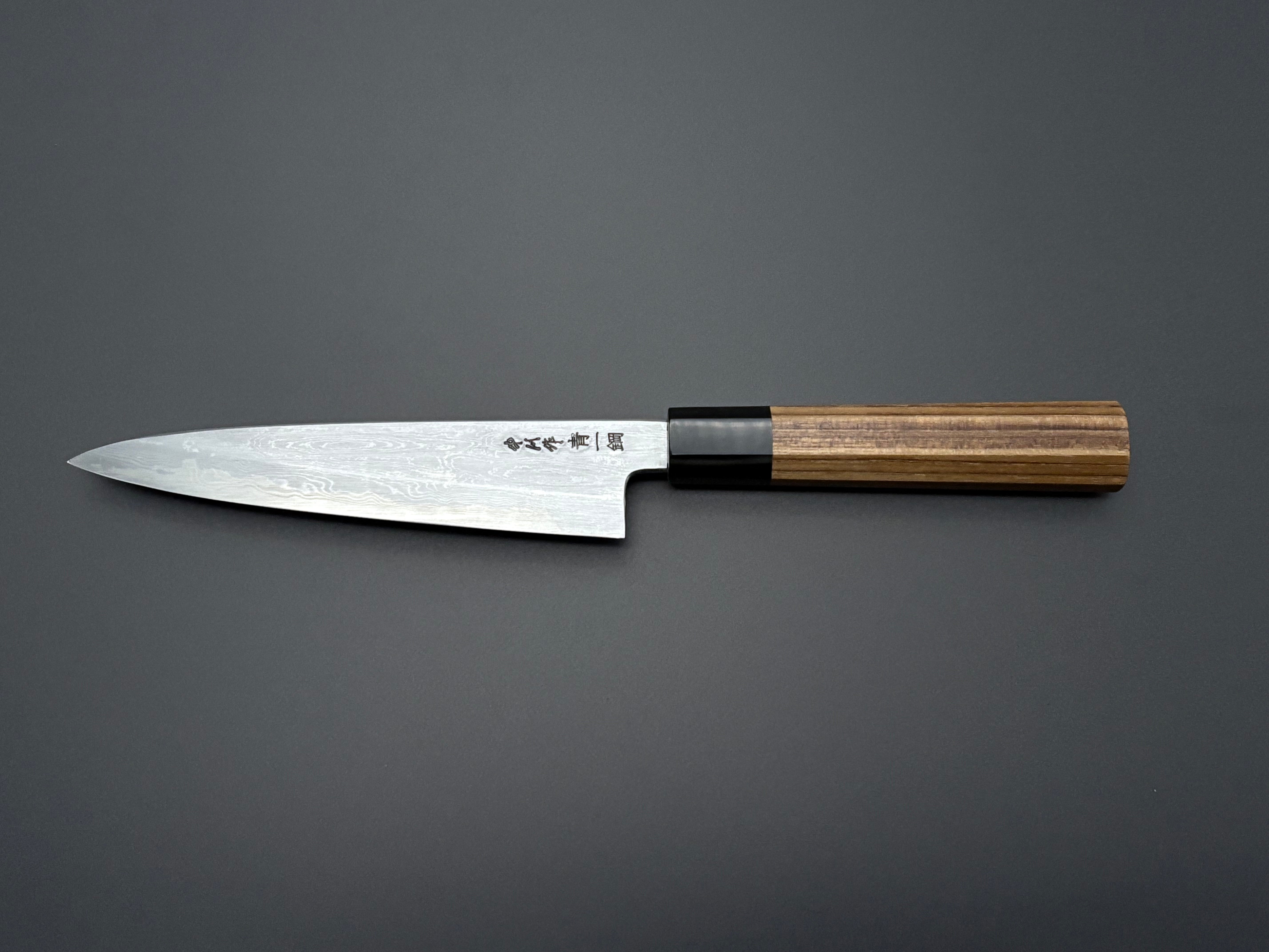 Satoshi Nakagawa Blue #1 Damascus Petty 150mm