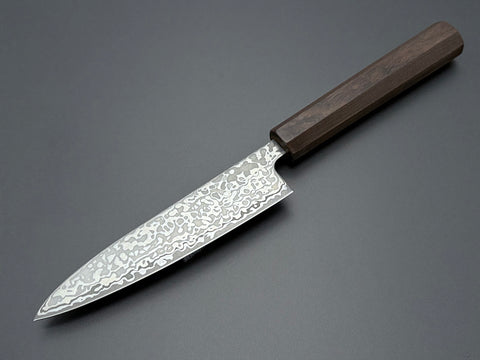 Hatsukokoro Hikari SLD Kurozome Damascus Petty 130mm