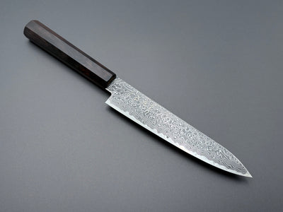 Hatsukokoro Ryuhyo SG2 Kurozome Damascus Petty 150mm