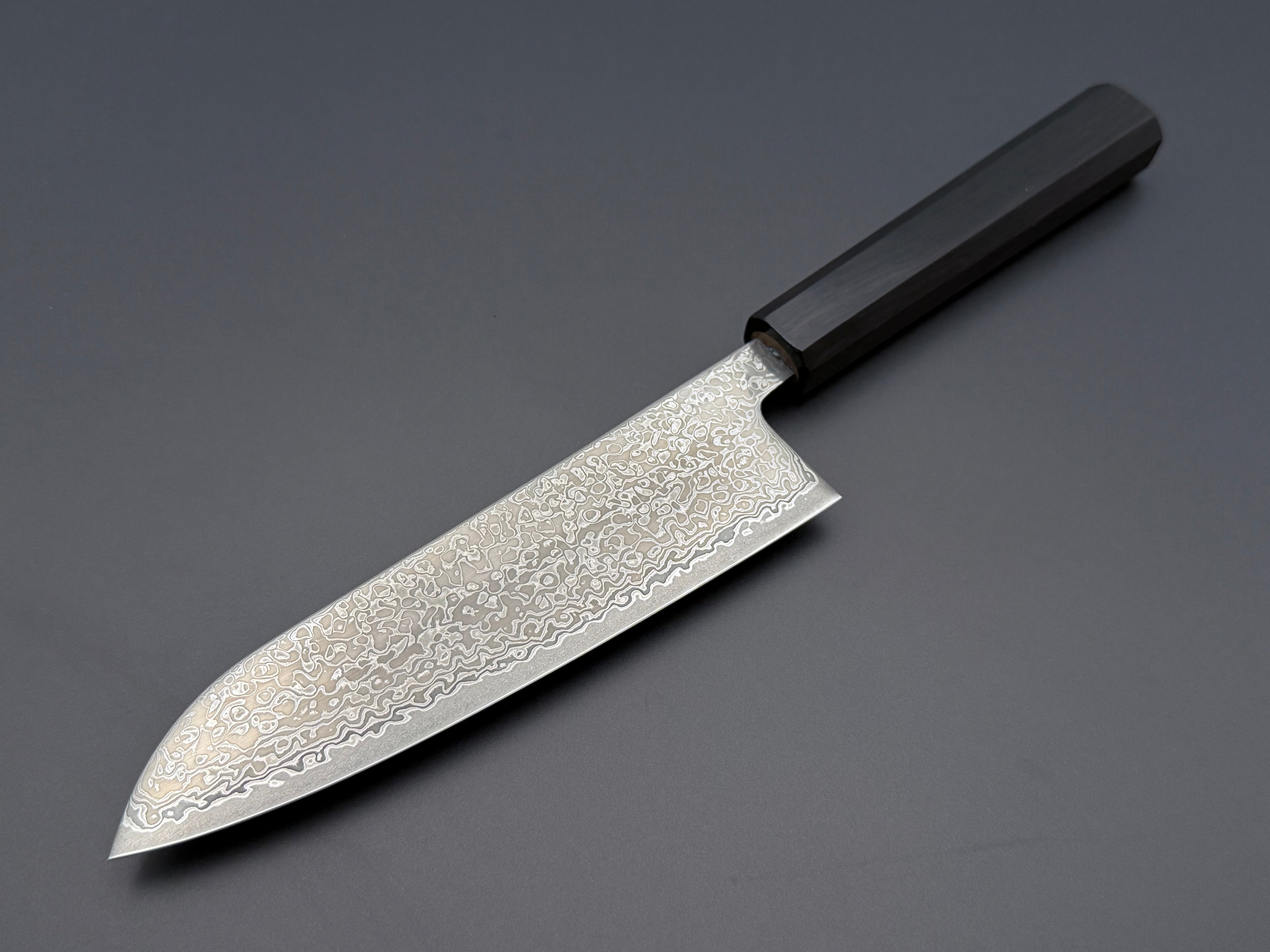 Hatsukokoro Hikari SLD Kurozome Damascus Santoku