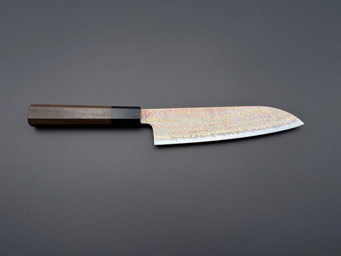 Hatsukokoro Hinotori V-Toku2 Rainbow Damascus Santoku