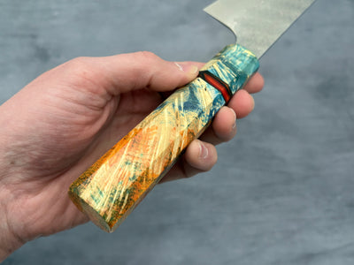 Nigara Hamono SG STRIX Damascus Gyuto 210mm x Letshandlethis