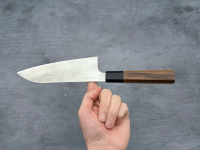 Nigara Hamono SG STRIX Damascus Santoku