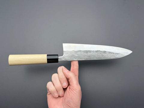Fujiwara Nashiji Shirogami #1 Gyuto 195mm