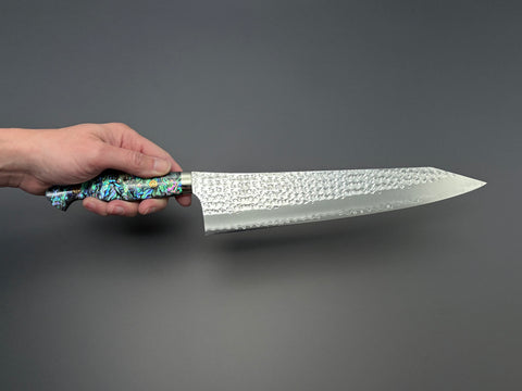 Yu Kurosaki Senko Gyuto 270mm with abalone handle