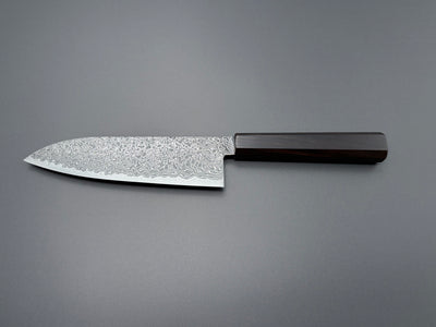 Hatsukokoro Ryuhyo SG2 Kurozome Damascus Santoku