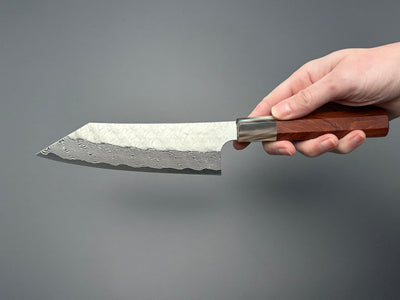 Nigara Hamono SG STRIX Damascus Bunka X Knifehandle37