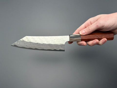 Nigara Hamono SG STRIX Damascus Bunka X Knifehandle37