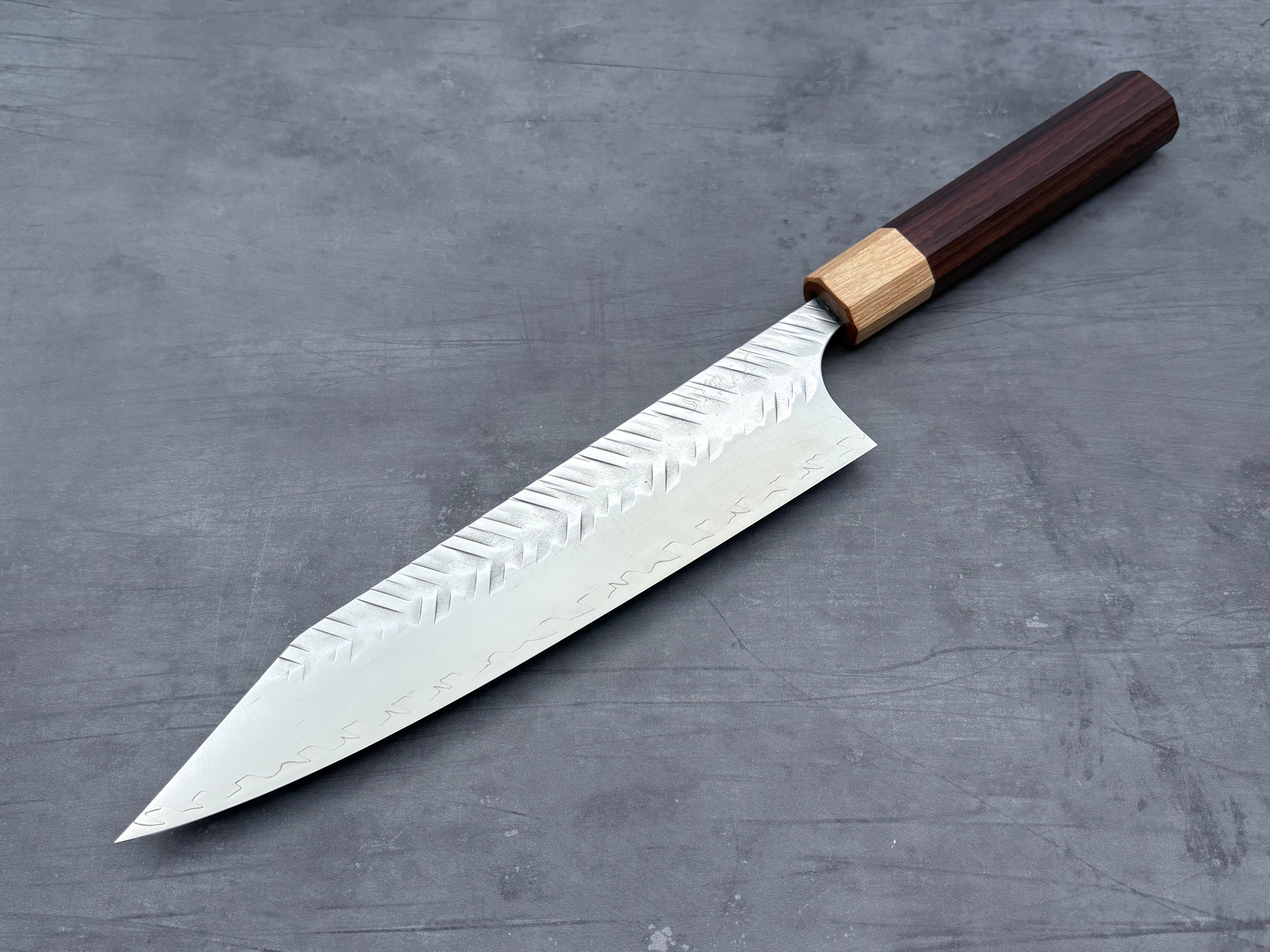 Yoshimi Kato STRIX V-Tsuchime Kiritsuke Gyuto 210