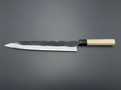 Naoki Mazaki White #2 Kurouchi Sujihiki 300mm