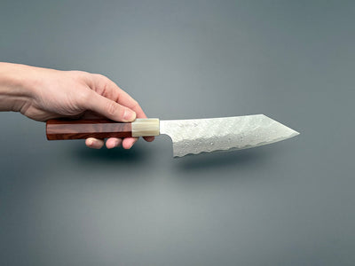 Nigara Hamono SG STRIX Damascus Bunka X Knifehandle37