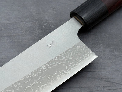 Muneishi Aogami Damascus Santoku