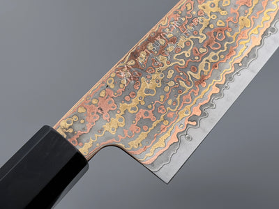 Hatsukokoro Hinotori V-Toku2 Rainbow Damascus Gyuto 210mm