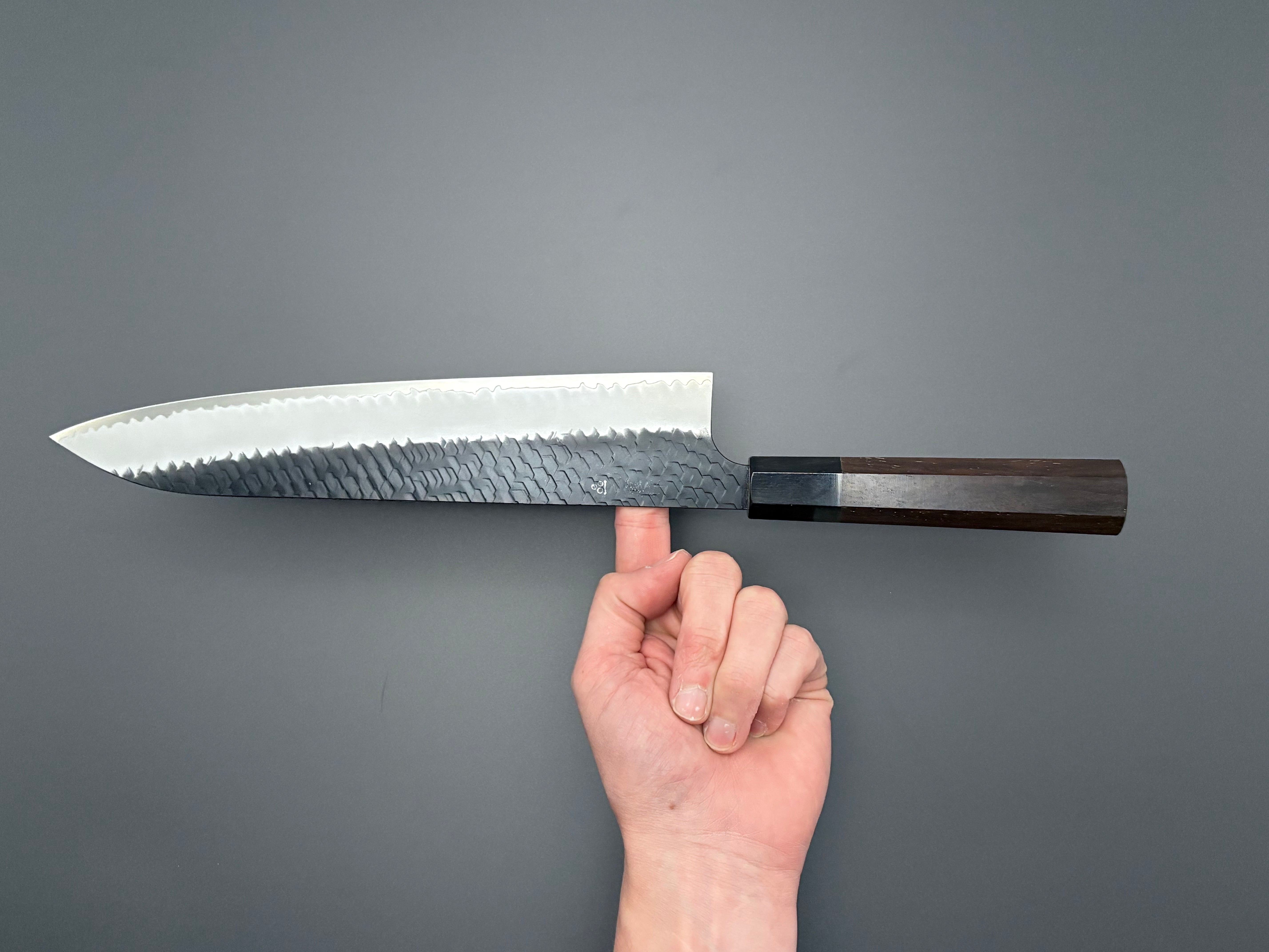 Nigara Hamono SG2 Kurouchi Tsuchime Gyuto 270mm