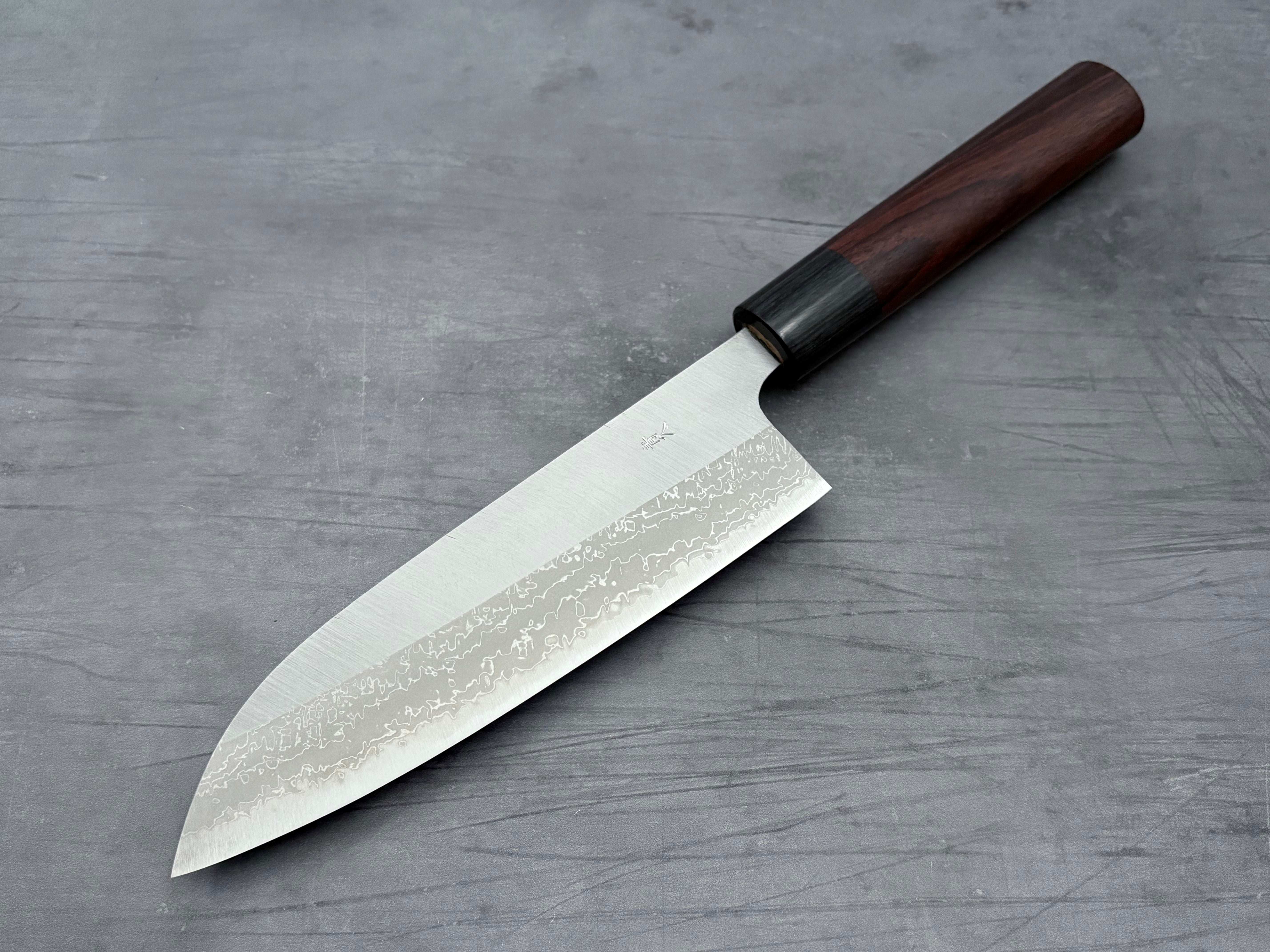 Muneishi Aogami Damascus Santoku
