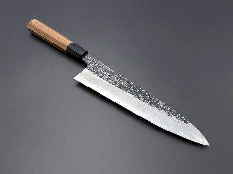Masuda Yoshihide Blue #1 Kurouchi Damascus Gyuto 240mm