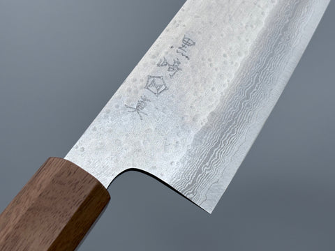Makoto Kurosaki VG7 Damascus Tsuchime Gyuto 210mm