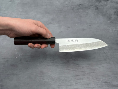 Muneishi Aogami Damascus Santoku