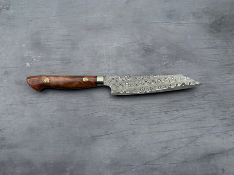 Nigara Hamono SG2 Damascus Kiritsuke Petty 150mm