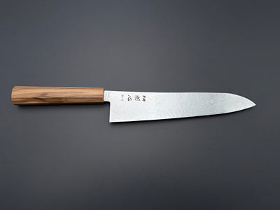 Hatsukokoro Ryuhyo SG2 Mirror Damascus Gyuto 240mm