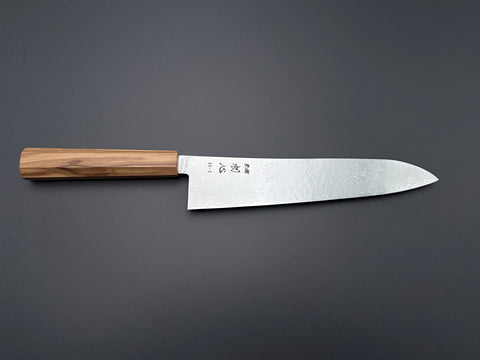 Hatsukokoro Ryuhyo SG2 Mirror Damascus Gyuto 240mm