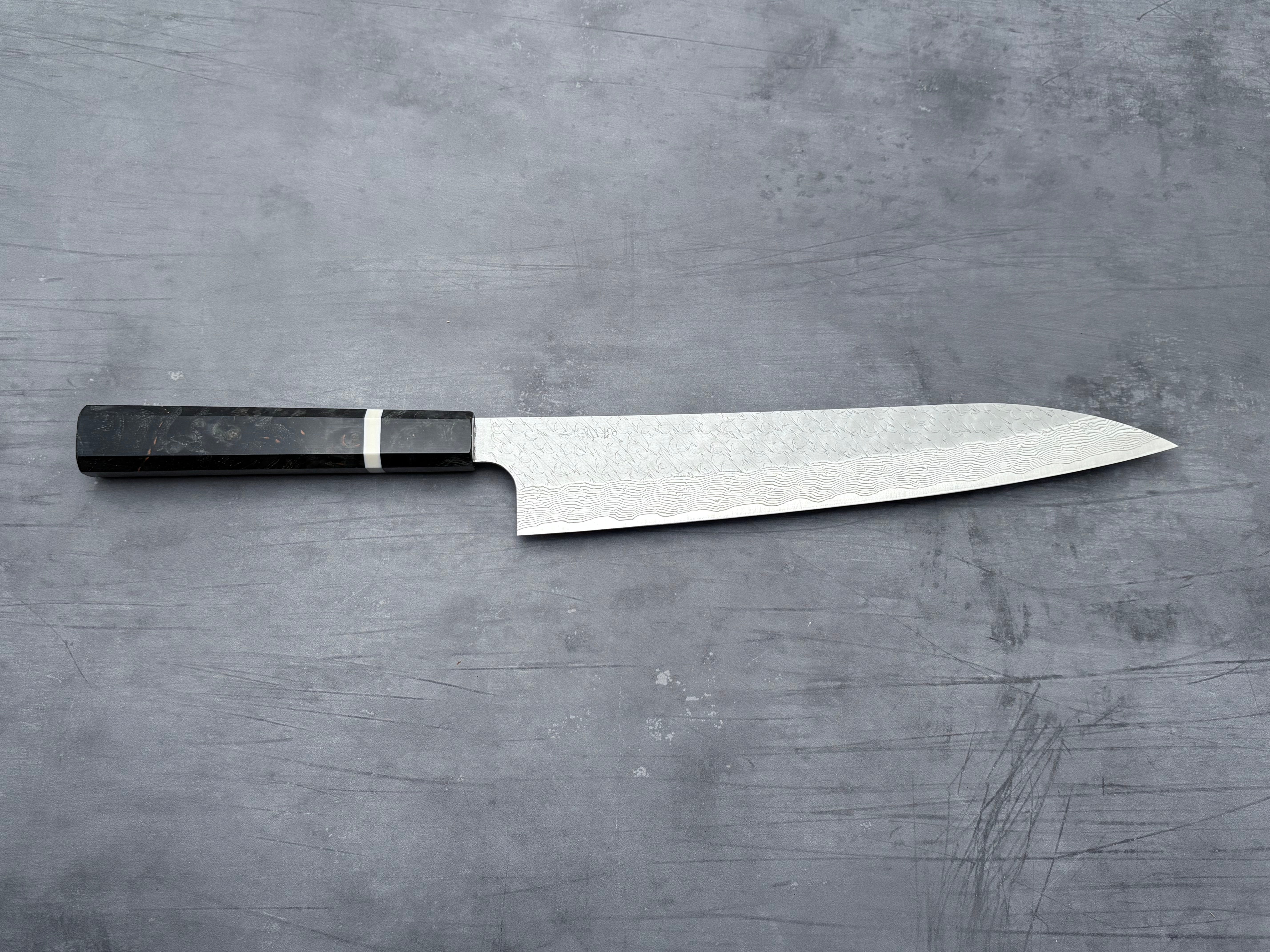 Nigara Hamono SG STRIX Damascus Sujihiki 270mm