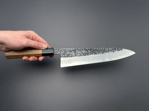 Masuda Yoshihide Blue #1 Kurouchi Damascus Gyuto 240mm