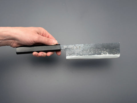 Hatsukokoro Kurogane Blue #2 Nakiri 165mm