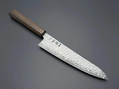 Hatsukokoro Hikari SLD Kurozome Damascus Gyuto 195mm