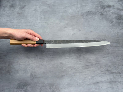 Hatsukokoro Blue #2 Kurouchi Yanagiba 330mm